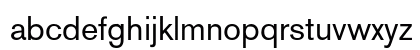 Akzidenz-Grotesk BQ Regular Lowercase Preview