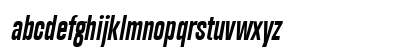 Trump Gothic East Bold Italic Lowercase Preview
