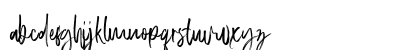 The Black Hat Regular Lowercase Preview