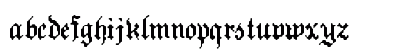 zoftfrakt eYe/FS Regular Lowercase Preview