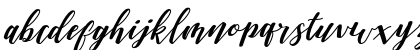 Daniesha Regular Lowercase Preview