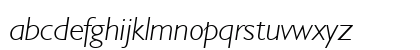 Humanst521 Lt BT Eo Light Italic Lowercase Preview