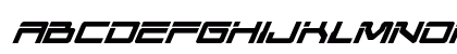 United Planets Semi-Bold Italic Semi-Bold Italic Lowercase Preview
