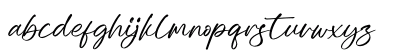 Hallight Regular Lowercase Preview