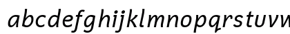 Cadman Italic Lowercase Preview