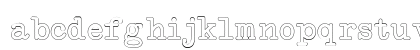 NeoBulletin Outline Regular Lowercase Preview