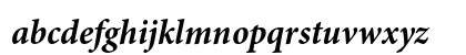 Minion Pro Bold Cond Italic Preview