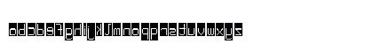 WLM Pixel Party Black Rev Regular Lowercase Preview