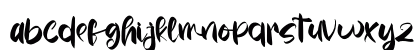 Yoshinoya Regular Lowercase Preview