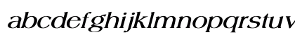 Shale Bold Italic Lowercase Preview