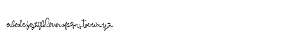 zaline Regular Lowercase Preview