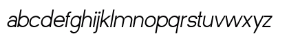 Strange Cool Demo Thin Italic Regular Lowercase Preview