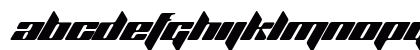 Pagal Font Regular Lowercase Preview