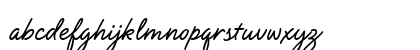 Natural Script Bold Regular Lowercase Preview