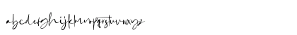 Gabrialle Regular Lowercase Preview