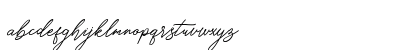 Hello Signature Regular Lowercase Preview