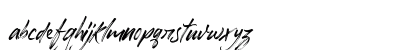 Honuzima Regular Lowercase Preview