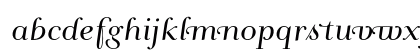 AndradeSwashes Regular Lowercase Preview