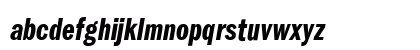 FranklinGotCmpITC Demi Italic Lowercase Preview