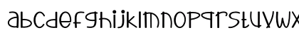 Pamela Regular Lowercase Preview