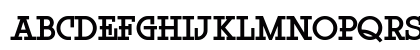 Rock Titling DemiBold Trial Lowercase Preview