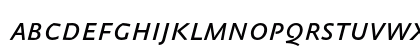 AbsaraSansTF-RegularItalicSC Regular Lowercase Preview