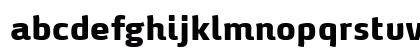 MaxDemiSerifLF-ExtraBold Regular Lowercase Preview