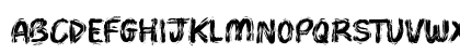 Brush Pains Regular Lowercase Preview