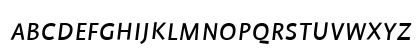 Profile Regular Italic Lowercase Preview