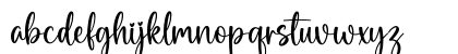 Tiramisu Regular Lowercase Preview