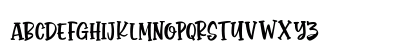 Monstora Regular Lowercase Preview