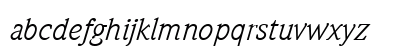 WeidemannITC Italic Preview