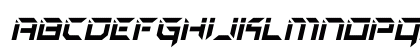 Zero Prime Laser Italic Italic Lowercase Preview
