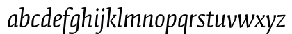 Fedra Serif B Book Italic Preview