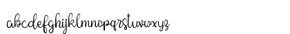 Sweety Amour Regular Lowercase Preview