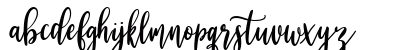 Alesandra Regular Lowercase Preview