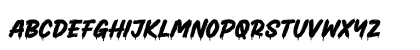 Brush Drops Regular Lowercase Preview
