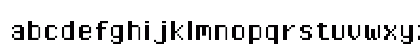Pixel Operator HB Regular Lowercase Preview