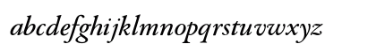 Augereau Bold Italic Lowercase Preview