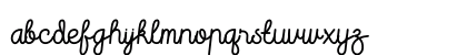 Doubbble Regular Lowercase Preview
