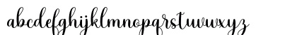 Yoshieka Regular Lowercase Preview