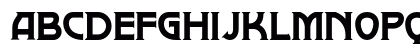 Brownwood NF Regular Lowercase Preview