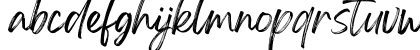Gellatio Regular Lowercase Preview