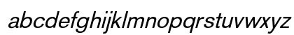 AkzidenzGrotesk Italic Preview