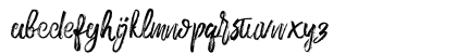 Rowo Typeface Regular Lowercase Preview