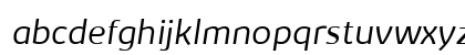 Kabrio Light Italic Lowercase Preview