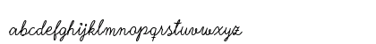 Nyckelpiga Regular Lowercase Preview
