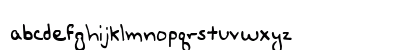 Steve Hand Lowercase Preview