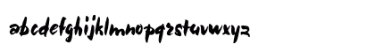 BolideScript Regular Lowercase Preview