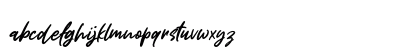 Miss Rhinetta Regular Lowercase Preview